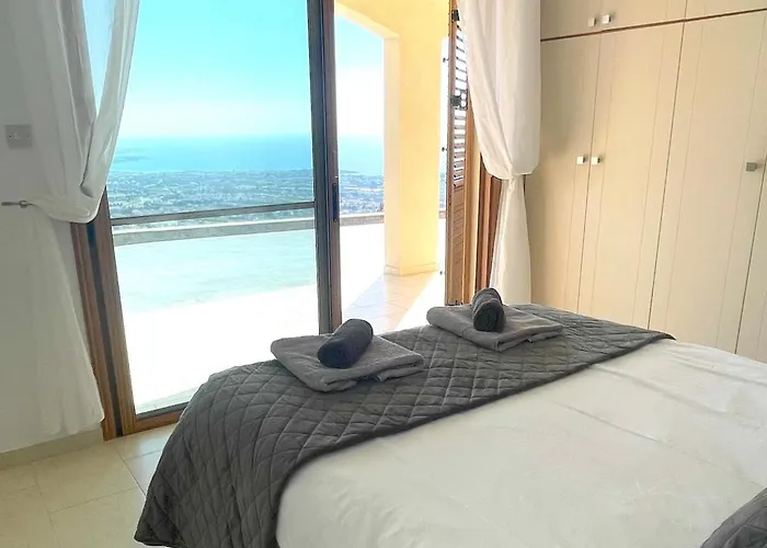 Stunning Sea View And Pool - The View Pegeia